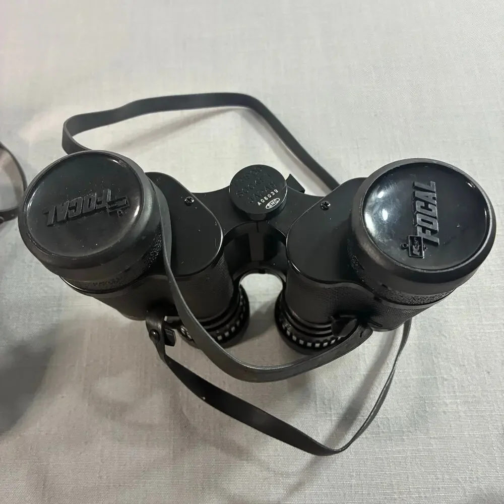 Vintage Focal Siam Cat Optics 8x35 Binoculars Extra Power Japan Kmart w Case